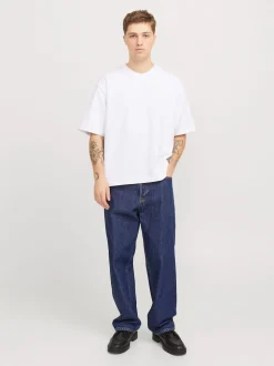 JACK & JONES Blue Alex Baggy Fit Jeans