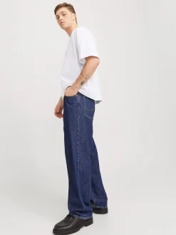JACK & JONES Blue Alex Baggy Fit Jeans