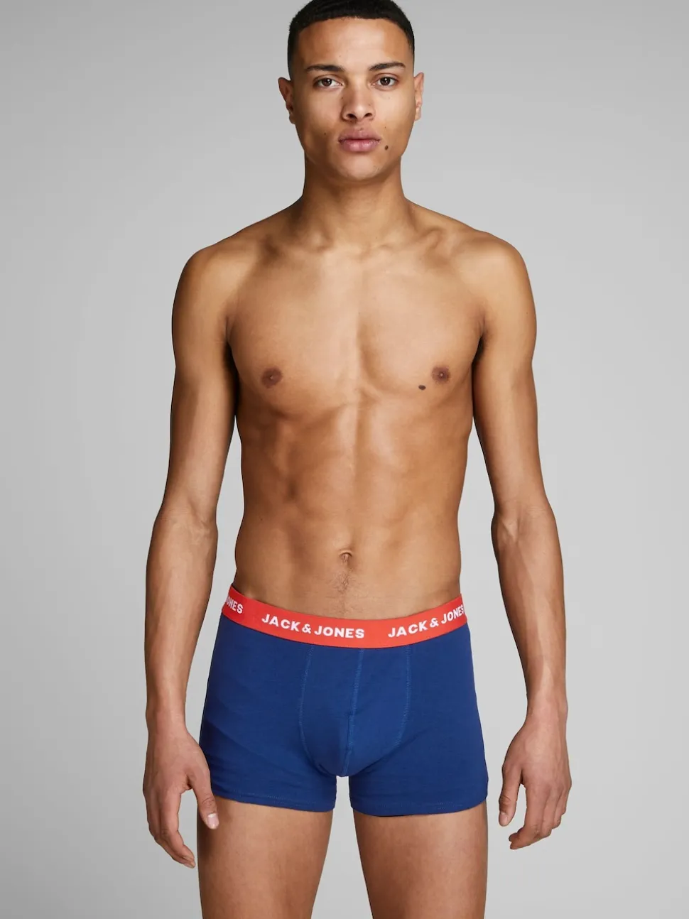 JACK & JONES Blue Boxer Shorts 5 Pack