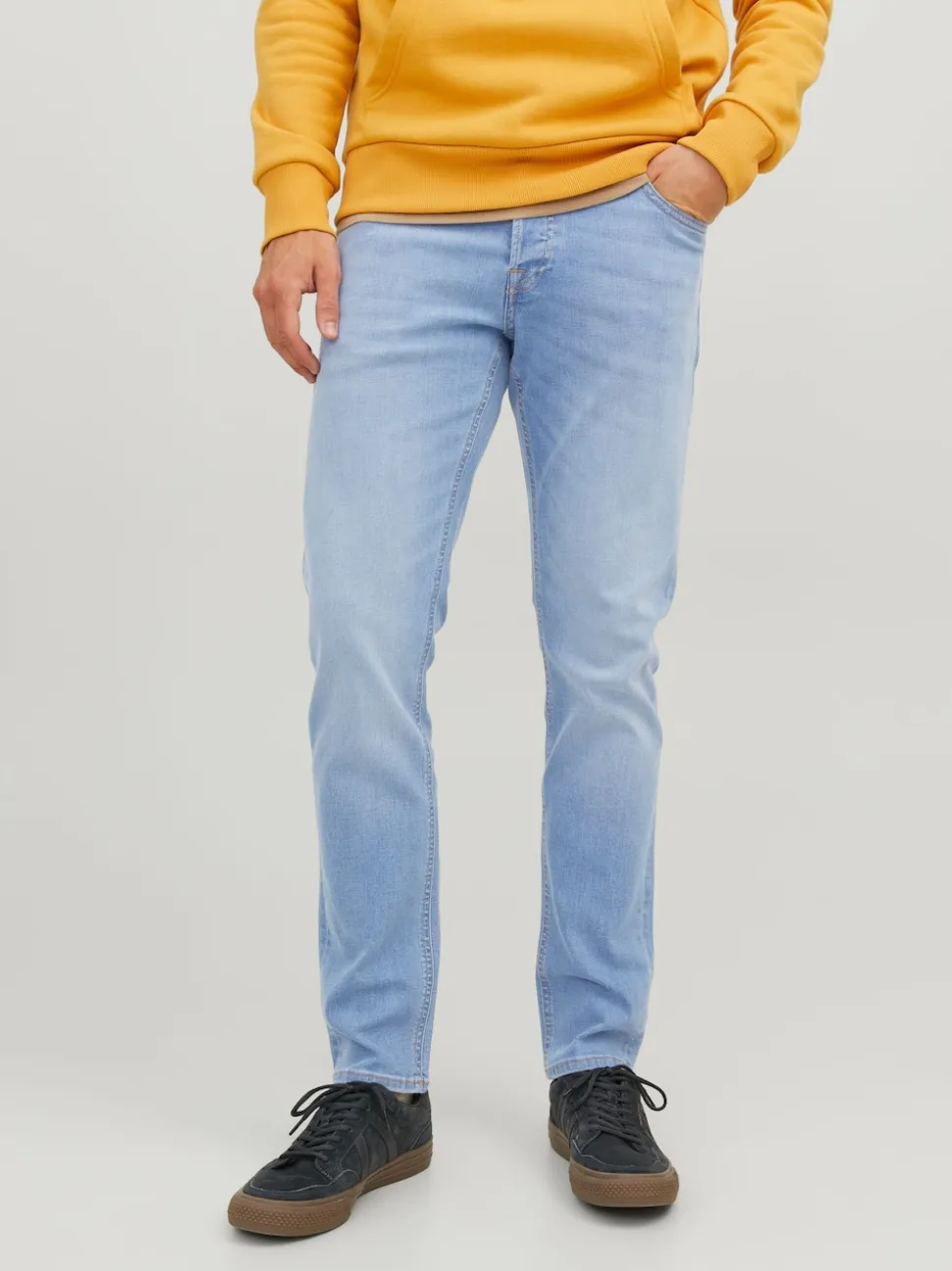 JACK & JONES Blue Chrome Glenn Slim Fit Jeans