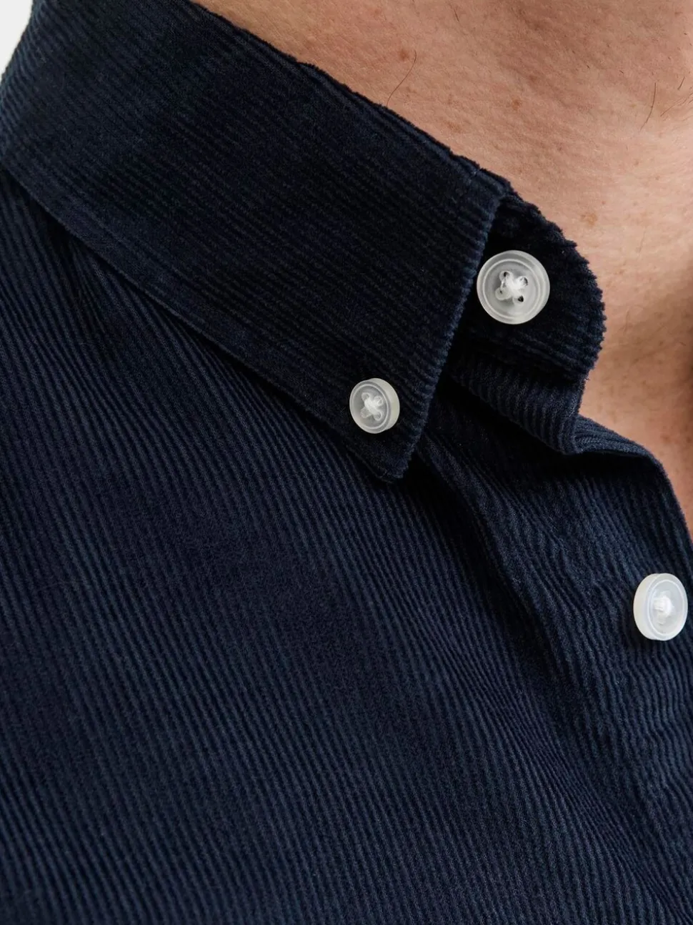 JACK & JONES Blue Cord Shirt