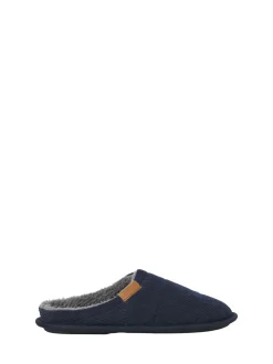JACK & JONES Blue Corduroy Mule Slippers