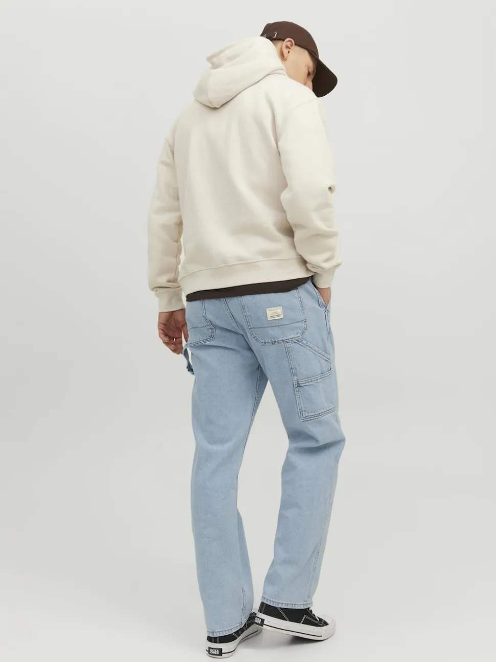 JACK & JONES Blue Eddie Loose Fit Jeans
