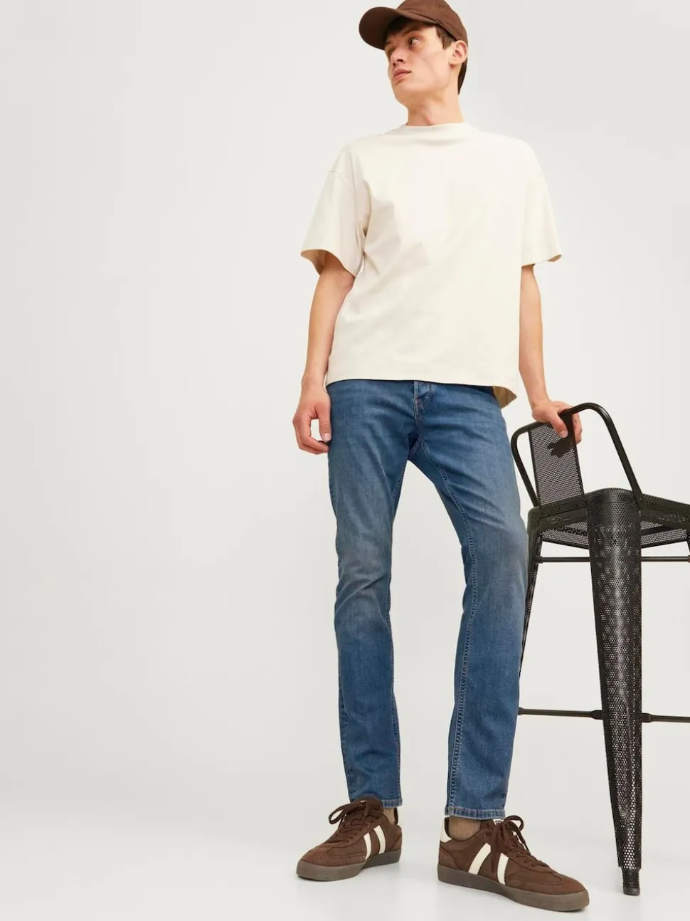 JACK & JONES Blue Glenn Slim Fit Jeans