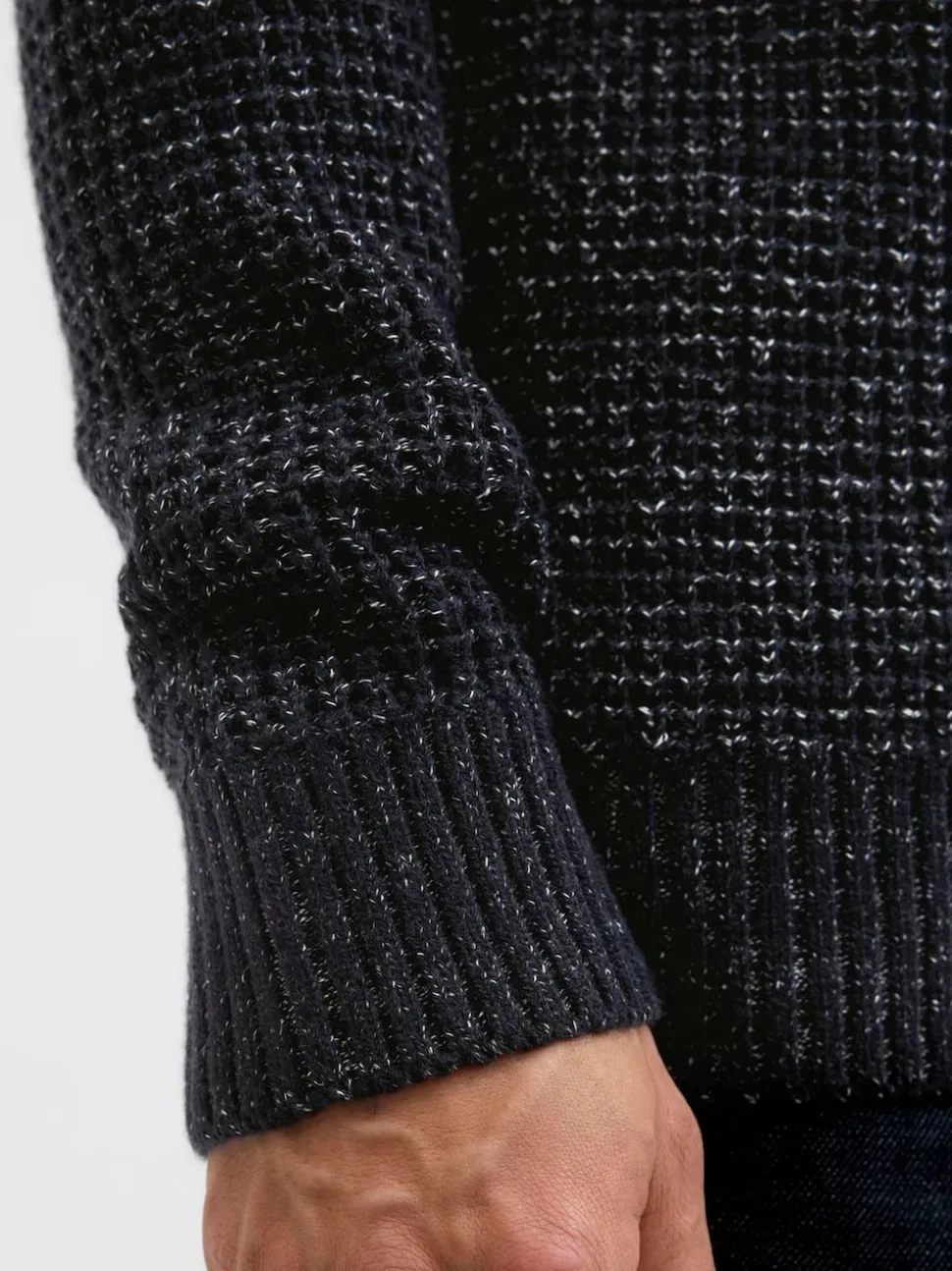 JACK & JONES Blue Knit Crew Neck Jumper