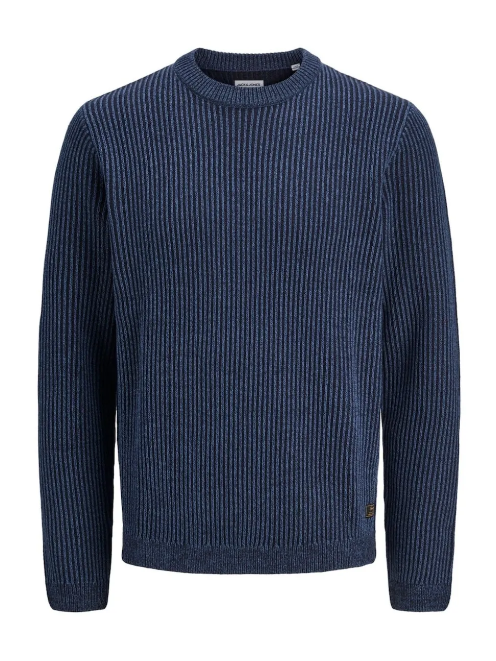 JACK & JONES Blue Long Sleeve Knitted Polo Top