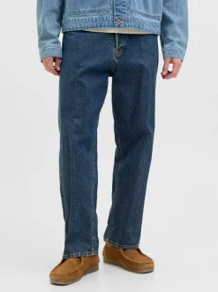 JACK & JONES Blue Loose Fit Eddie Jeans