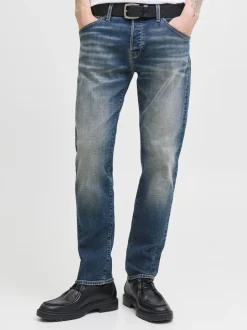 JACK & JONES Blue Mike Fox Tapered Fit Jeans