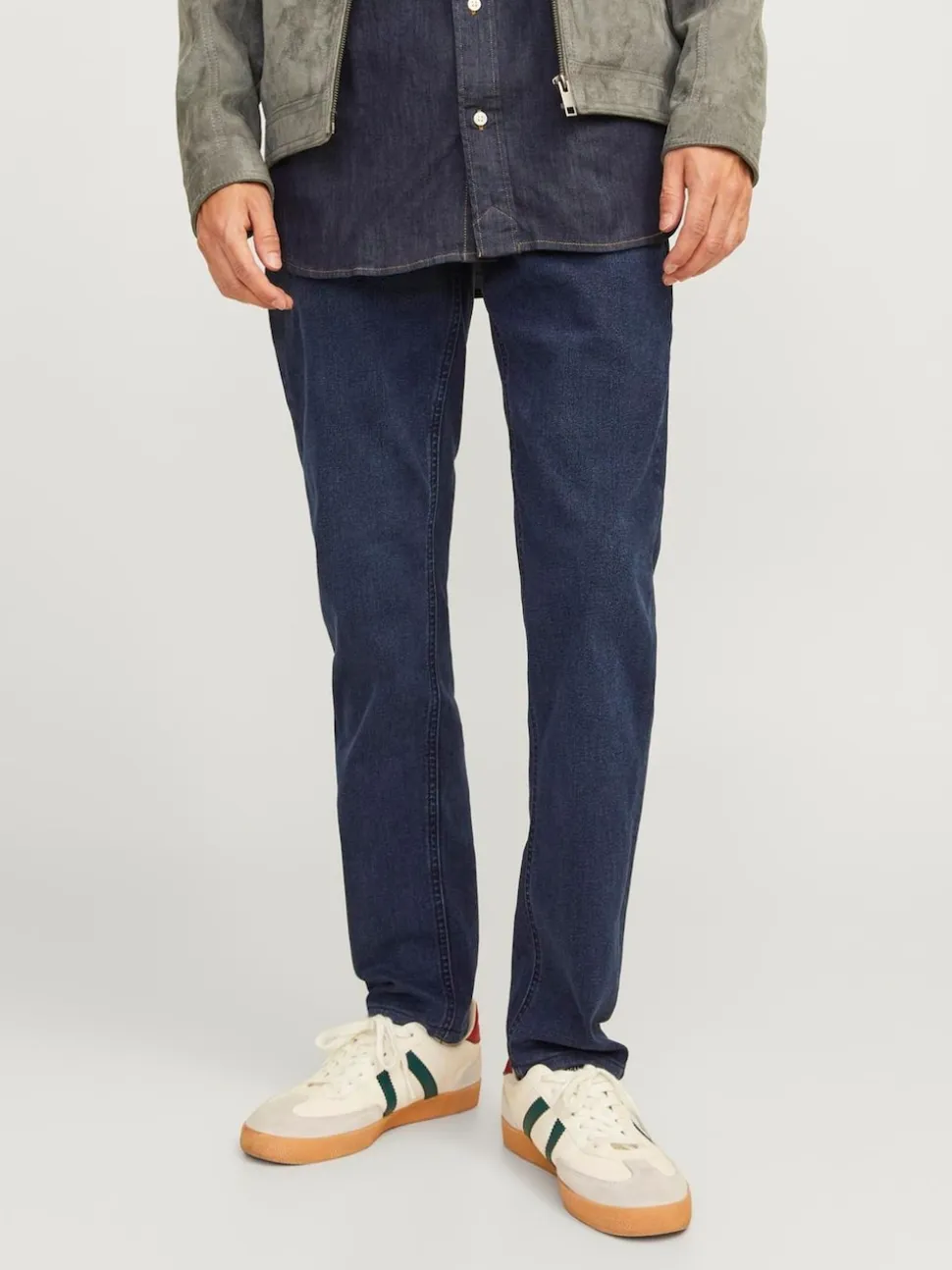 JACK & JONES Blue Mike Original Tapered Fit Jeans