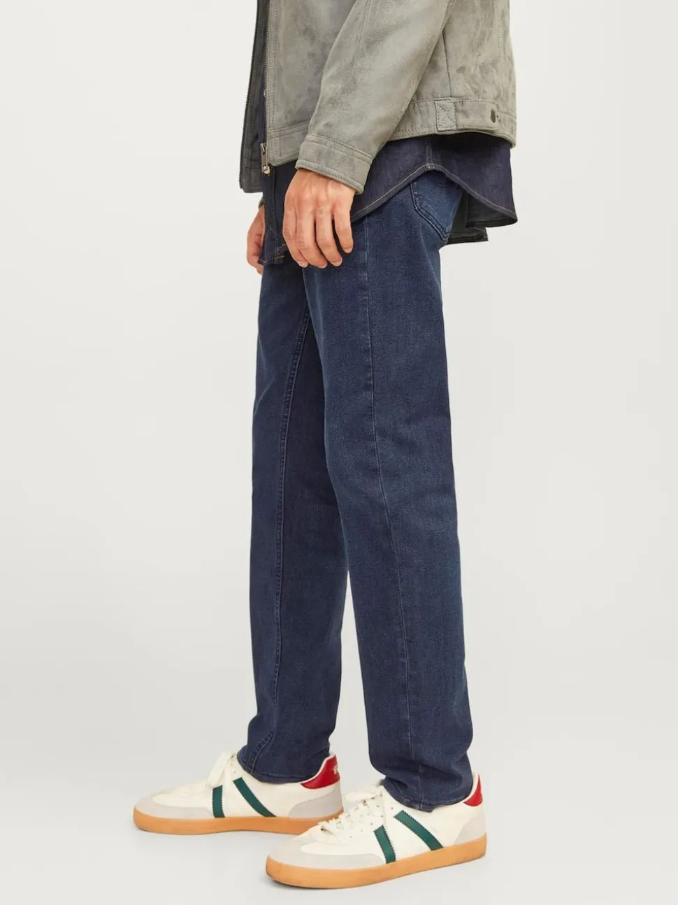 JACK & JONES Blue Mike Original Tapered Fit Jeans
