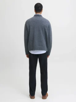 JACK & JONES Blue Relaxed Corduroy Joggers