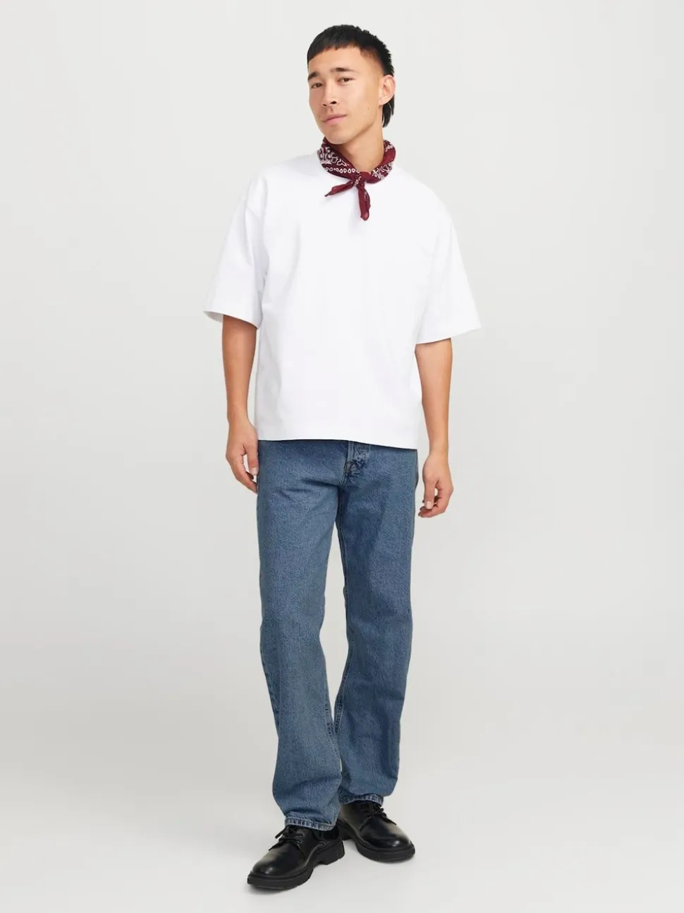 JACK & JONES Blue Relaxed Fit Chris Jeans