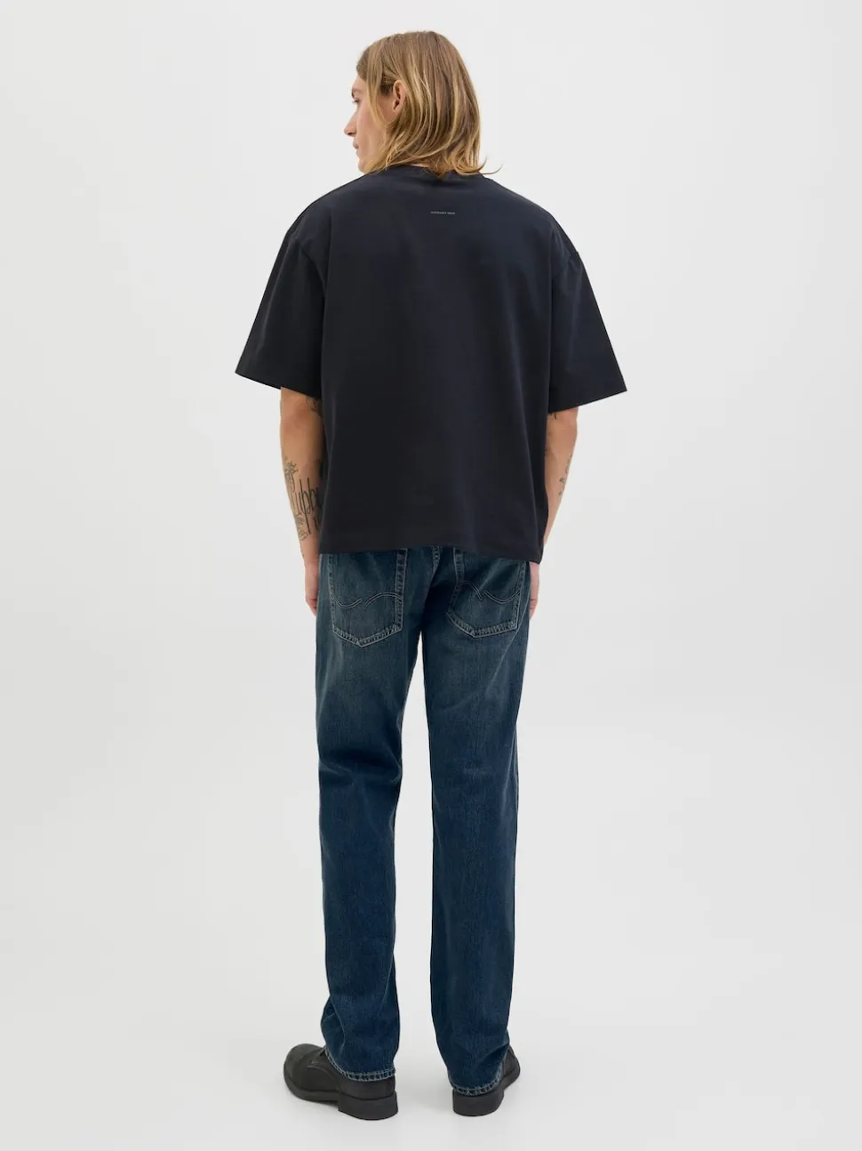 JACK & JONES Blue Relaxed Fit Chris Jeans