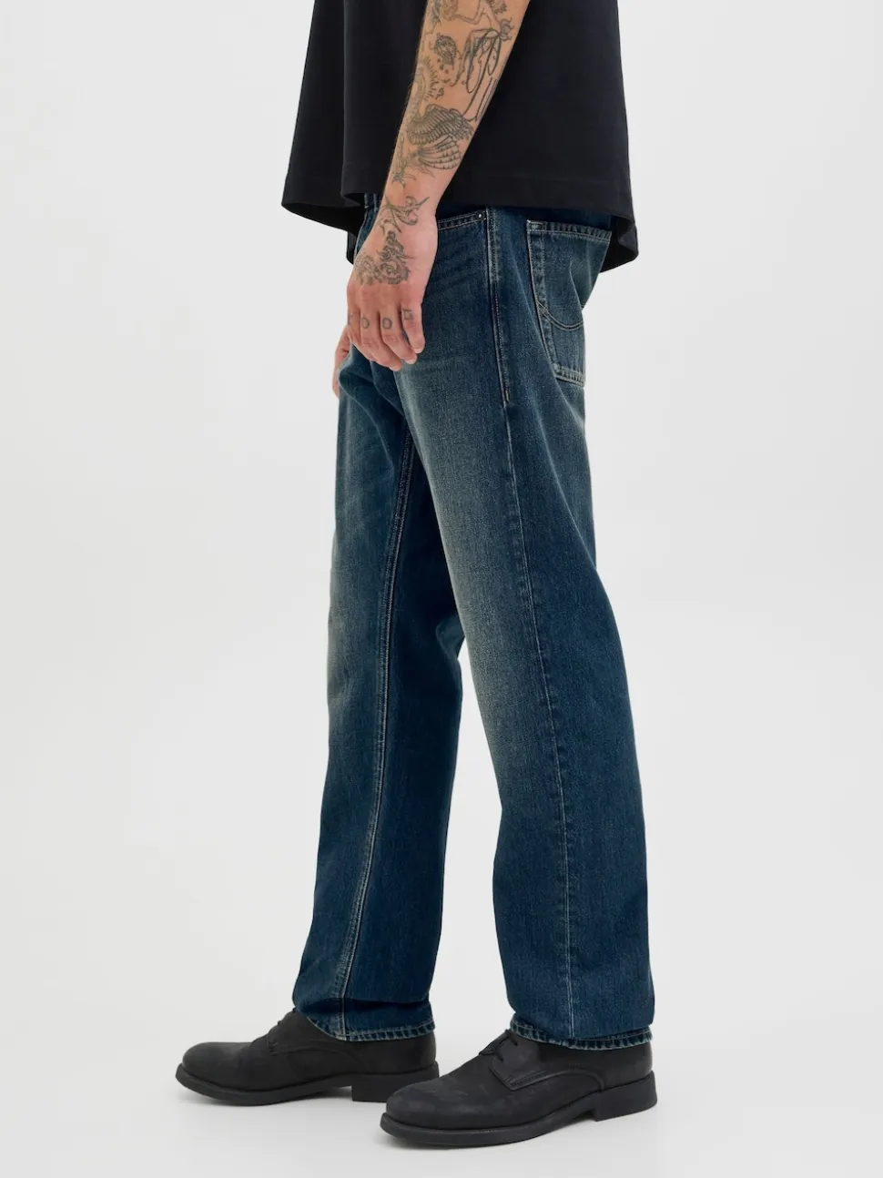 JACK & JONES Blue Relaxed Fit Chris Jeans