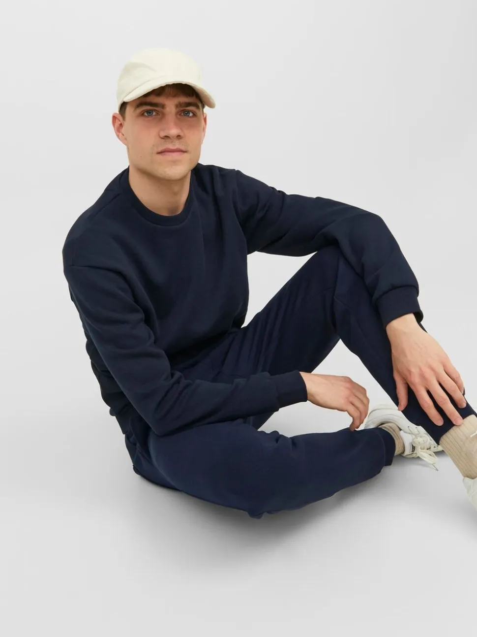 JACK & JONES Blue Slim Fit Joggers