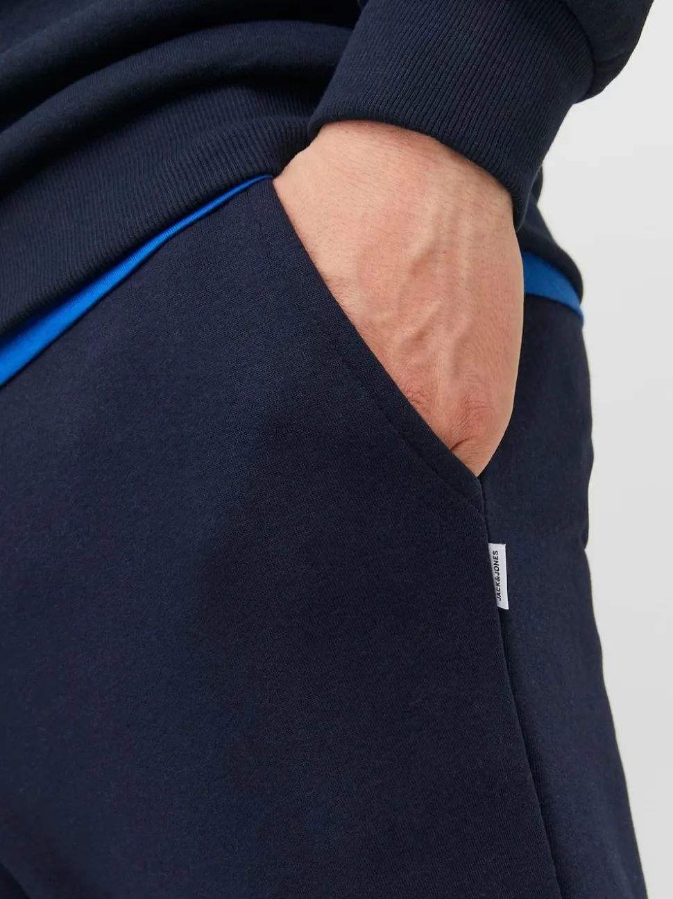 JACK & JONES Blue Slim Fit Joggers