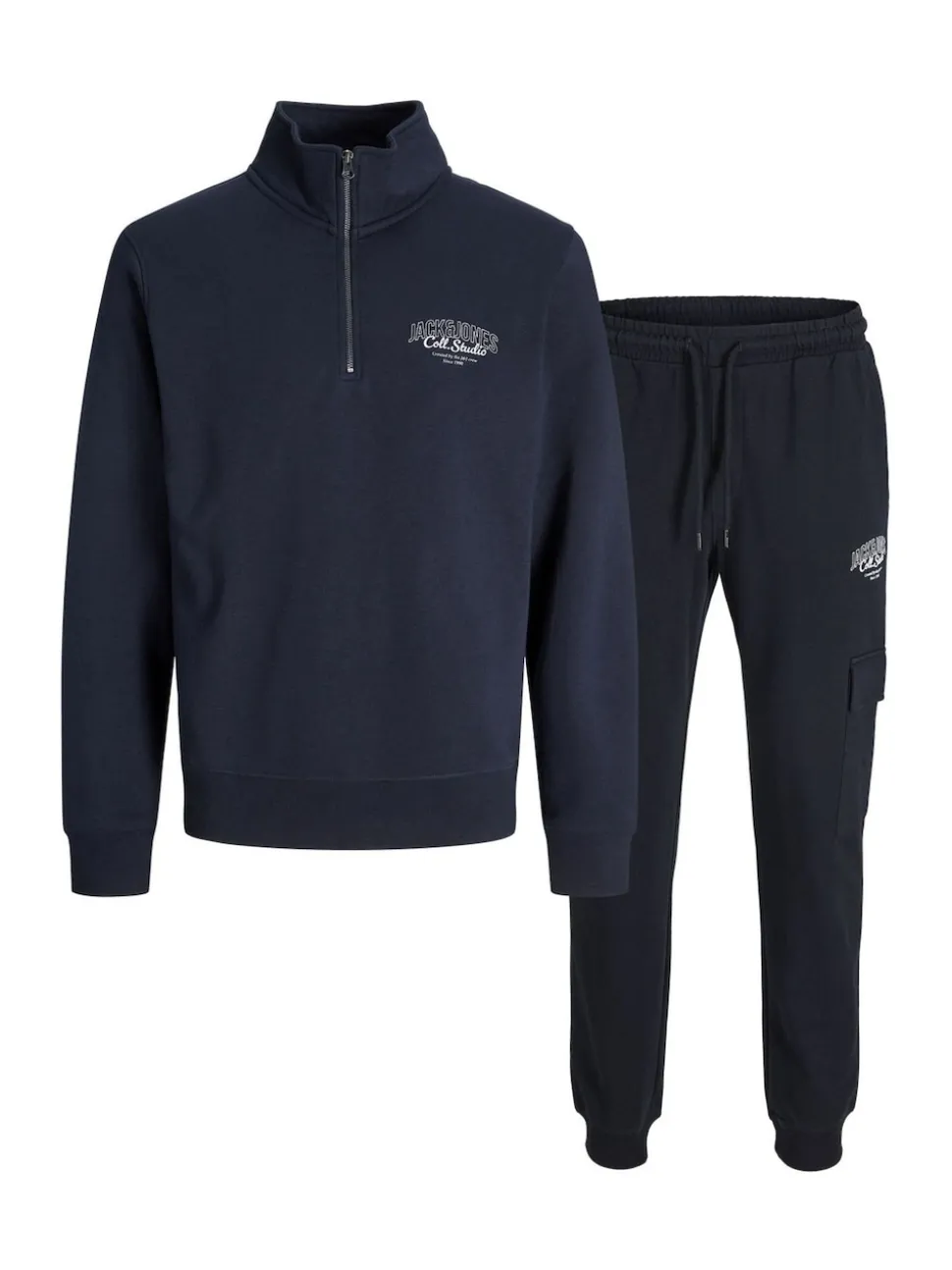 JACK & JONES Blue Sweatshirt and Jogger Coord Set