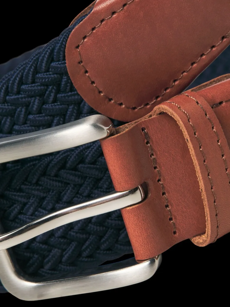 JACK & JONES Blue Woven Belt