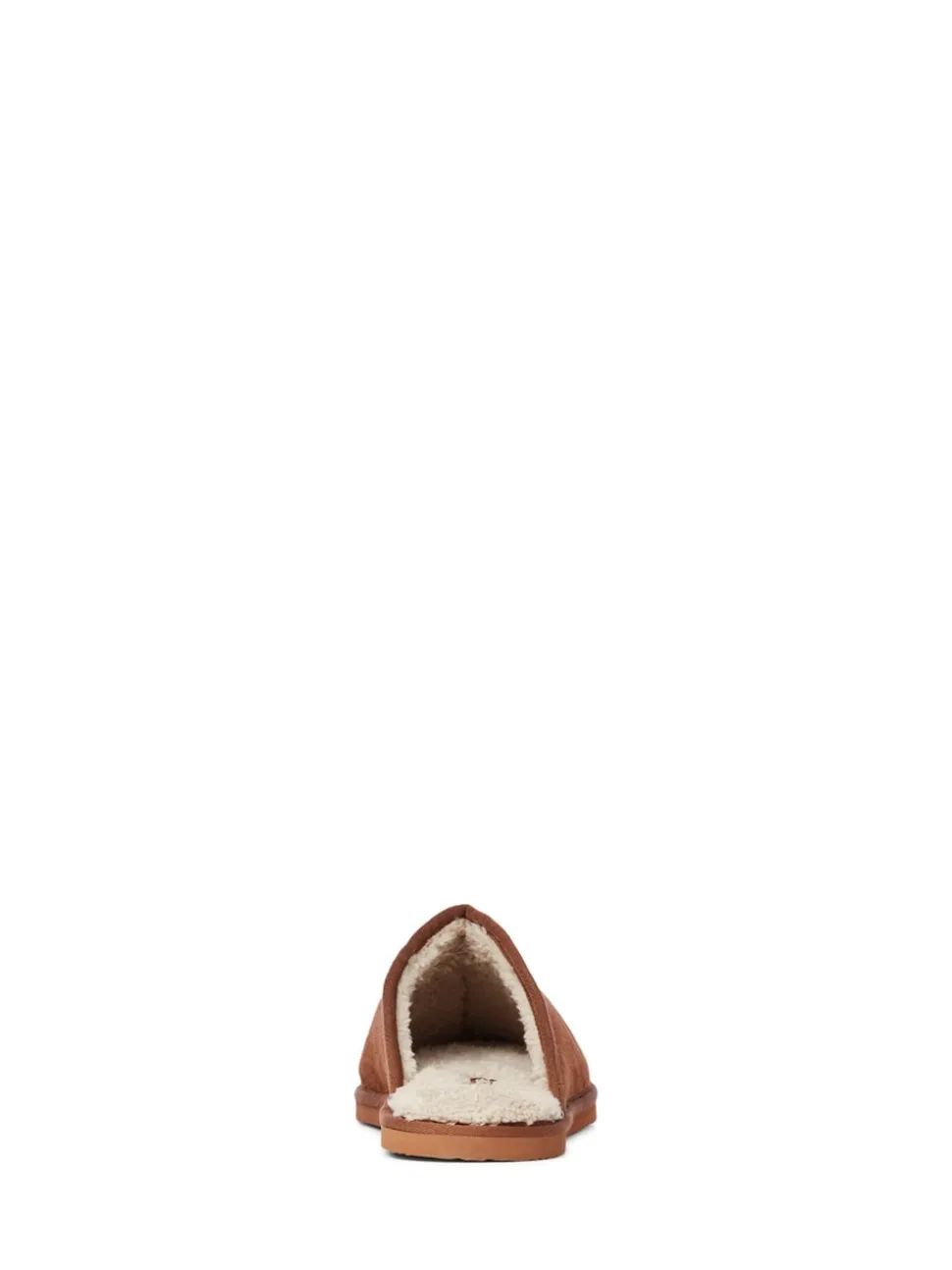 Jack & Jones Brown Fleece Lined Mule Slippers