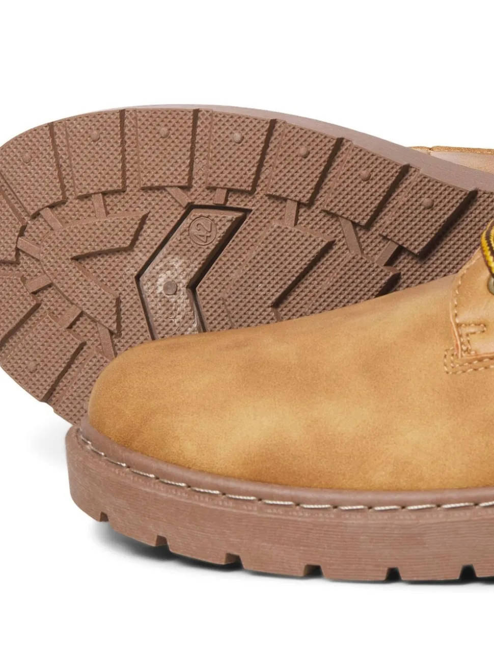 JACK & JONES Brown Lace Up Ankle Boots