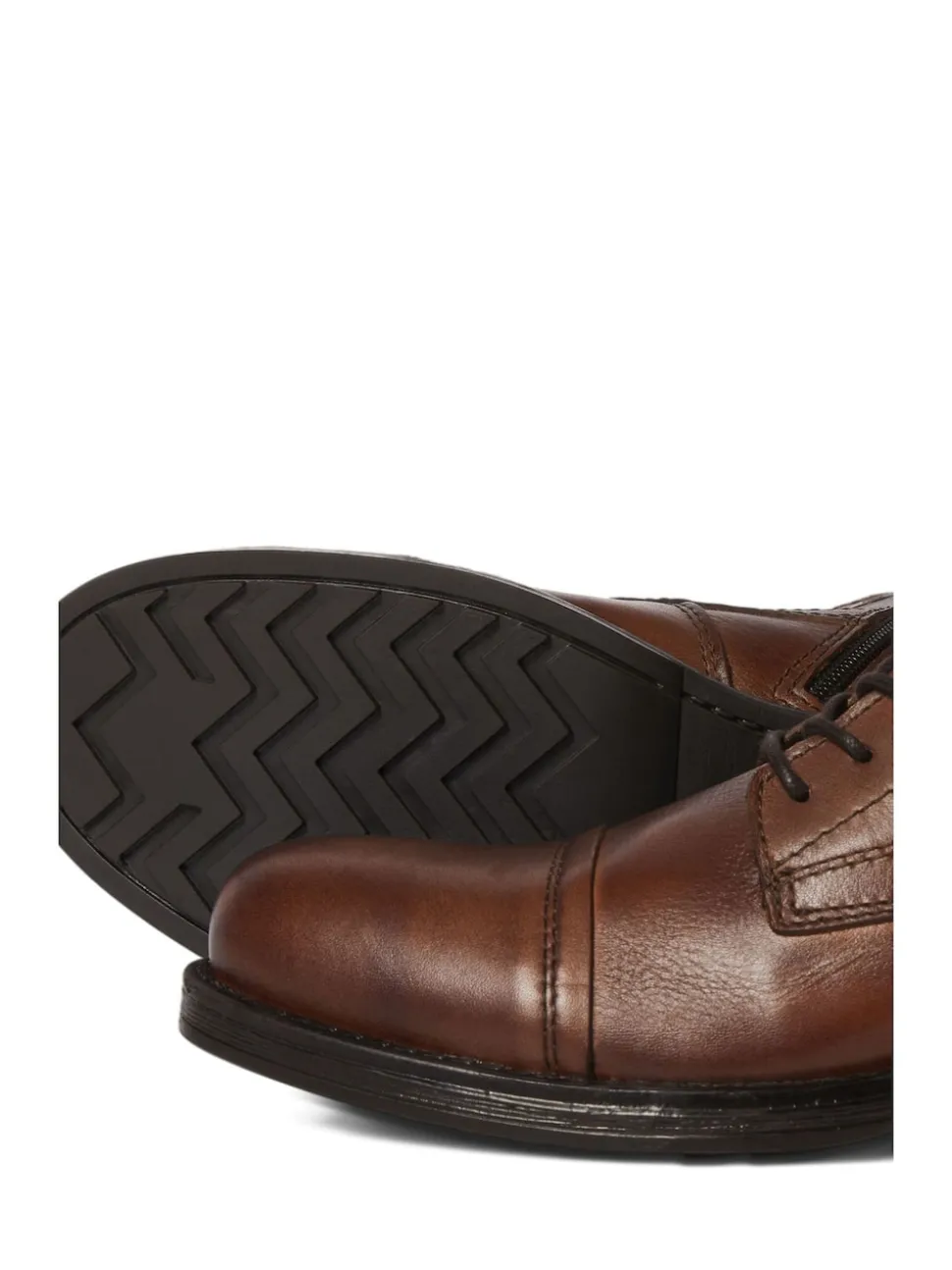 JACK & JONES Brown Leather Boots