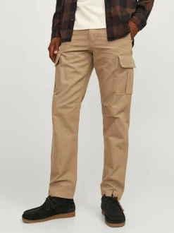 JACK & JONES Brown Relaxed Fit Cargo Trousers