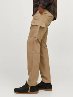 JACK & JONES Brown Relaxed Fit Cargo Trousers