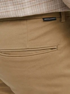 JACK & JONES Brown Relaxed Fit Chino Trousers