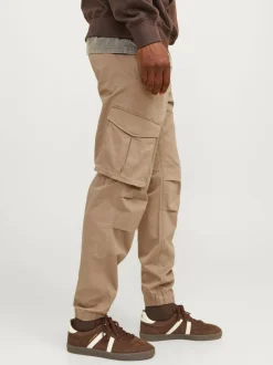 JACK & JONES Brown Relaxed Fit Cargo Trousers