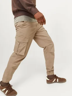 JACK & JONES Brown Relaxed Fit Cargo Trousers