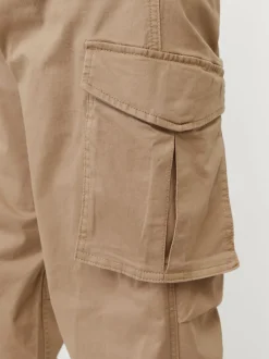 JACK & JONES Brown Relaxed Fit Cargo Trousers