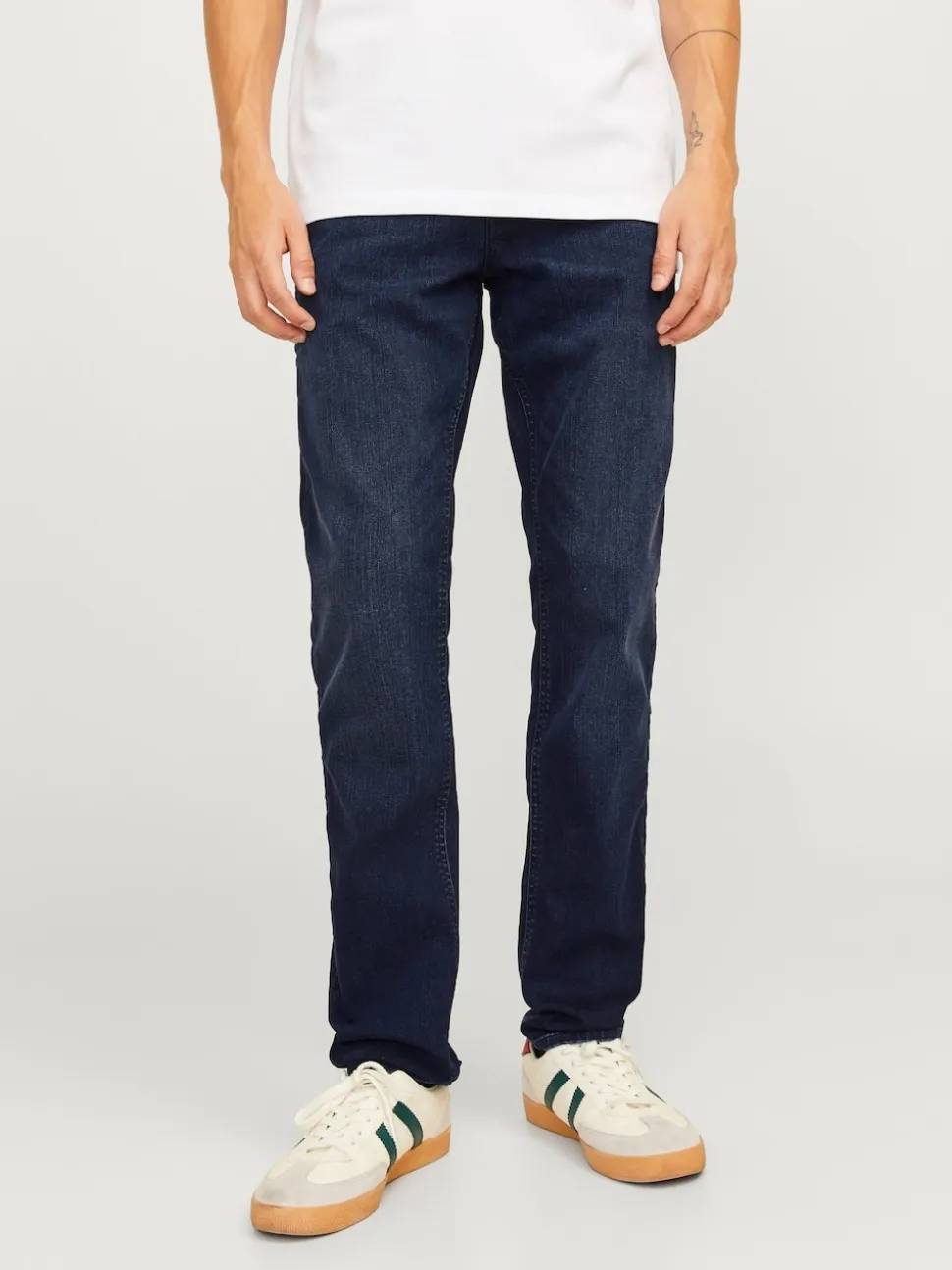 JACK & JONES Dark Blue Glenn Slim Fit Jeans
