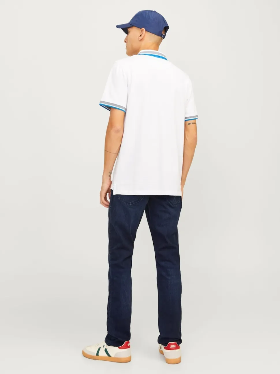 JACK & JONES Dark Blue Glenn Slim Fit Jeans
