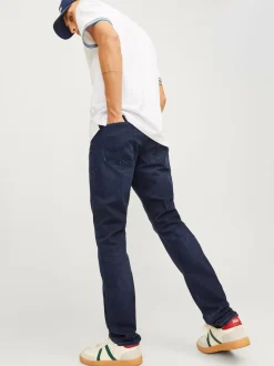 JACK & JONES Dark Blue Glenn Slim Fit Jeans