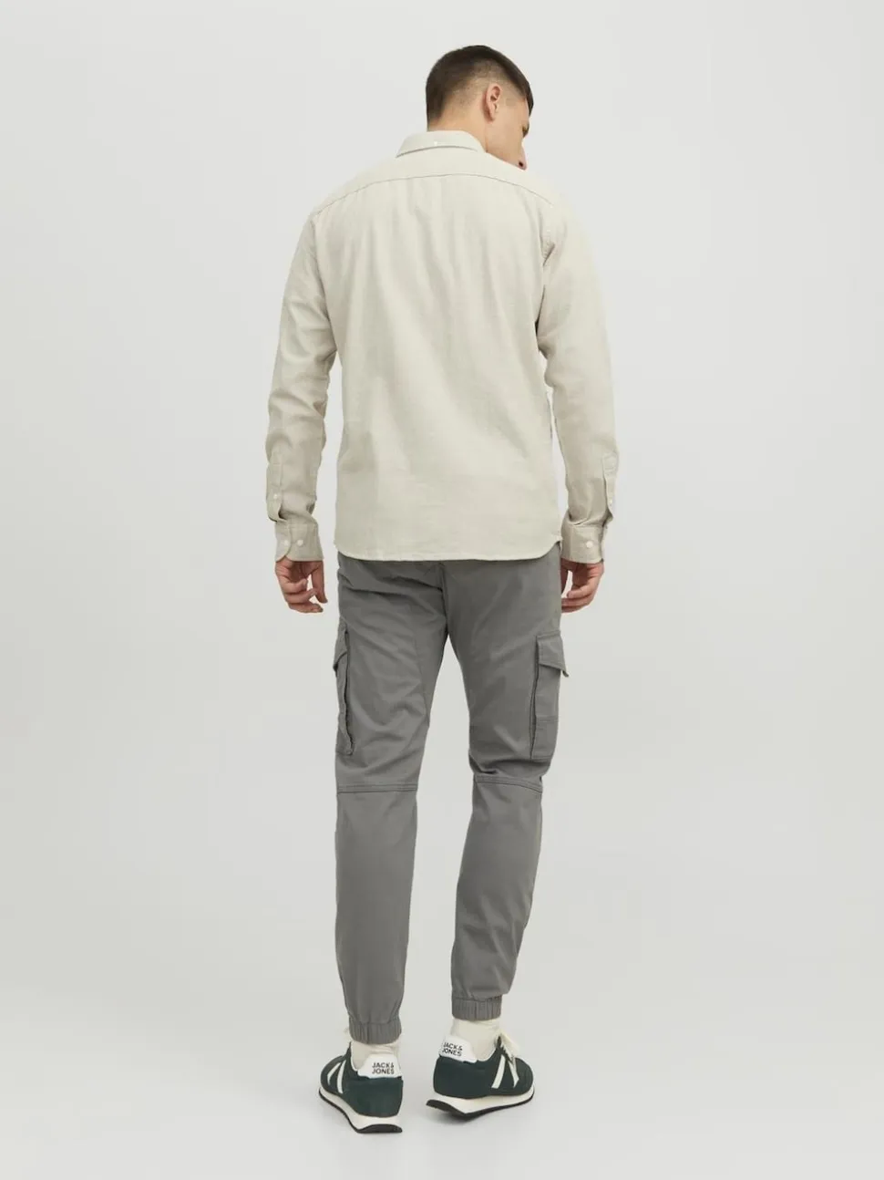 JACK & JONES Dark Grey Cargo Trouser
