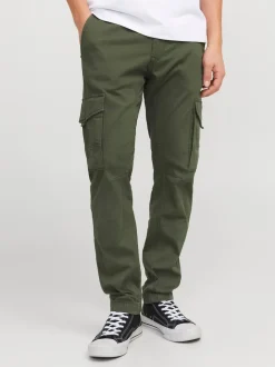 JACK & JONES Green Cargo Trouser