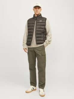JACK & JONES Green Loose Fit Cargo Trousers