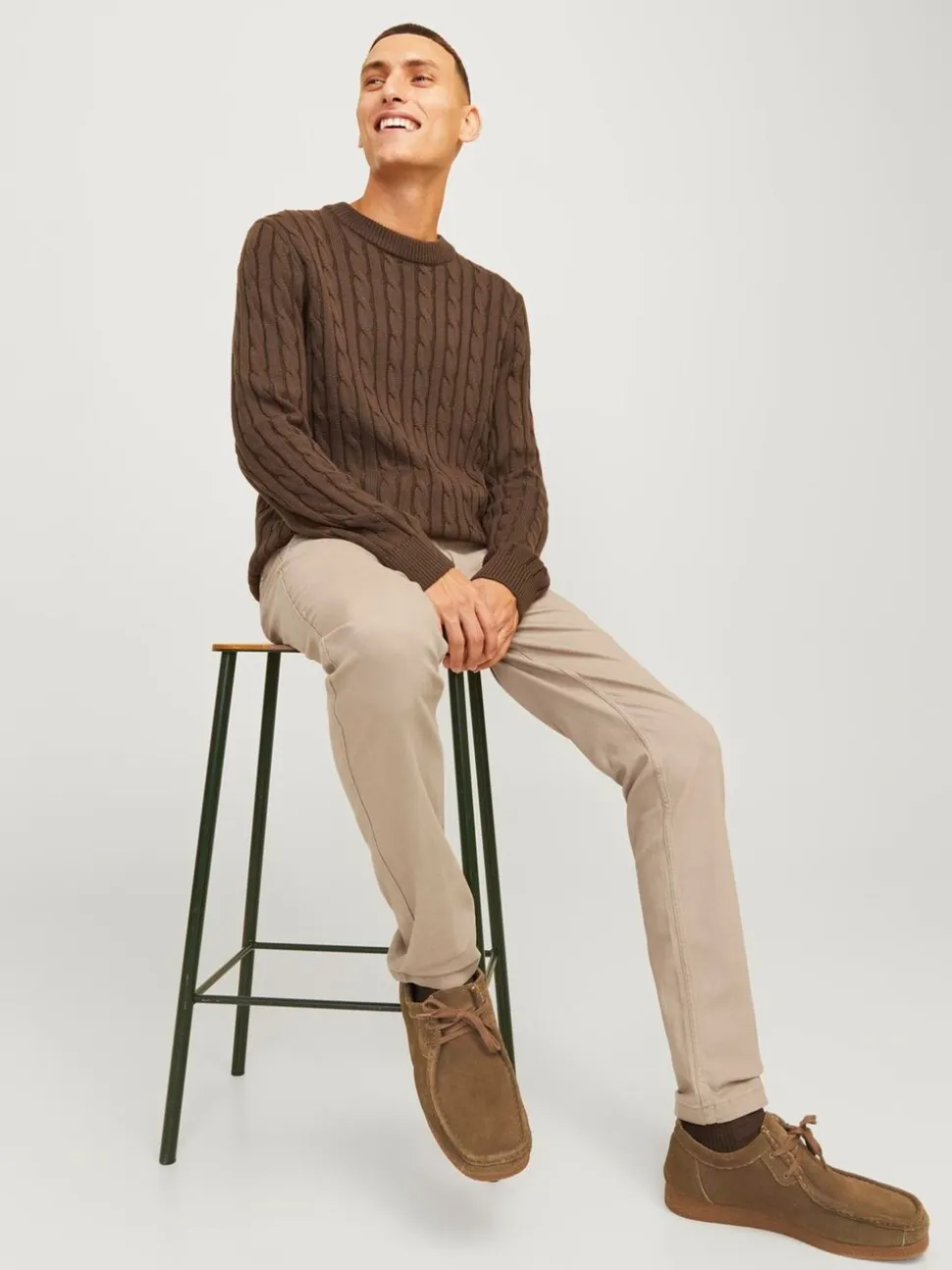 JACK & JONES Grey 2 Pack Chino Trousers