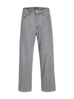 JACK & JONES Grey Alex Baggy Fit Jeans