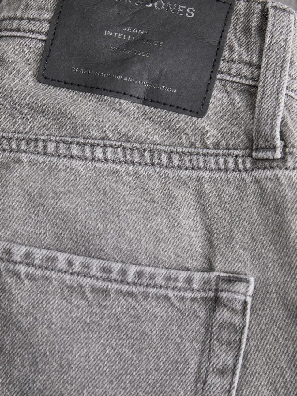 JACK & JONES Grey Alex Baggy Fit Jeans