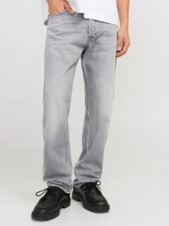 JACK & JONES Grey Chris Relaxed Fit Jeans
