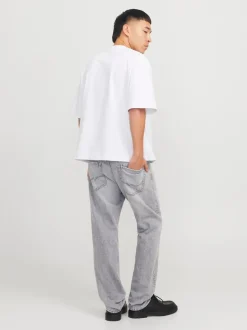 JACK & JONES Grey Chris Relaxed Fit Jeans