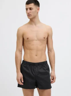 JACK & JONES Grey Cotton Boxers 3 Pack
