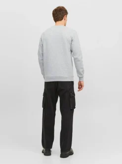 JACK & JONES Grey Crew Neck Sweatshirt