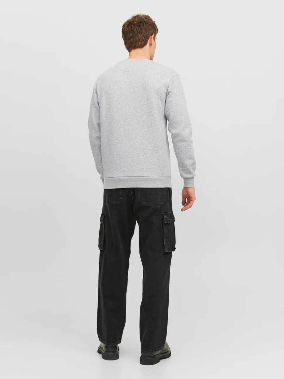 JACK & JONES Grey Crew Neck Sweatshirt