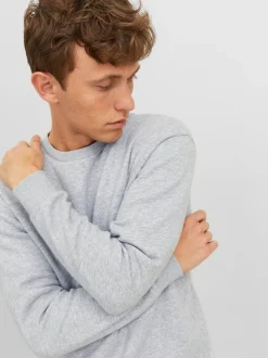 JACK & JONES Grey Crew Neck Sweatshirt