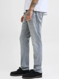 JACK & JONES Grey Glenn Slim Fit Jeans