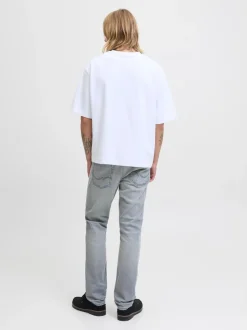 JACK & JONES Grey Glenn Slim Fit Jeans