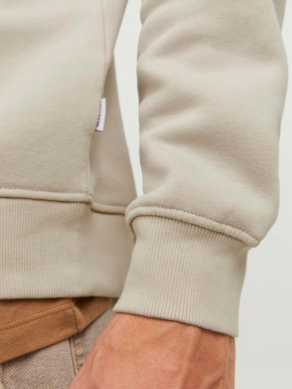 JACK & JONES Grey Half Zip Sweatshirt