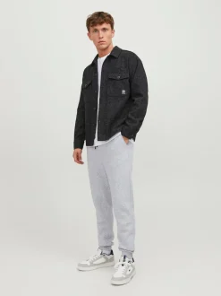 JACK & JONES Grey Slim Fit Joggers
